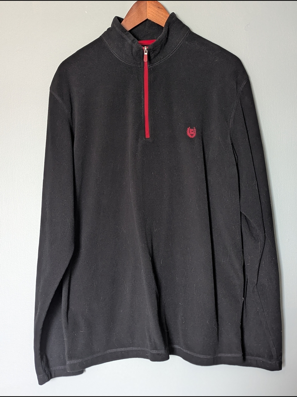 Chaps Sport Men's 1/4 Zip Fleece Pullover Sweater 90s Y2K